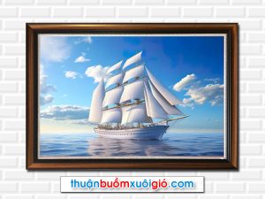 Mẫu tranh phong thủy thuận buồm xuôi gió đẹp bán chạy