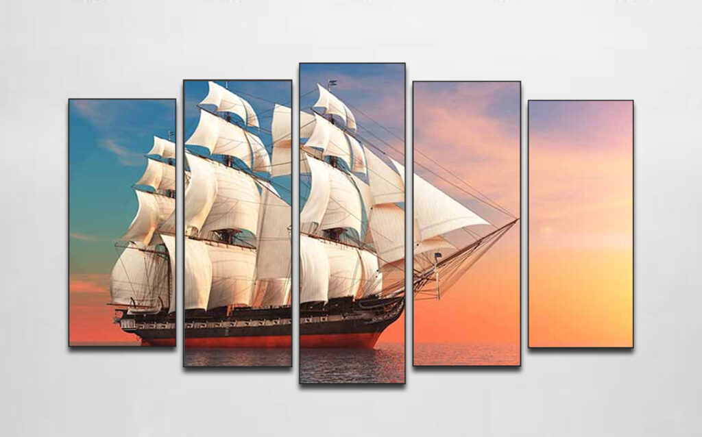 Hình ảnh mẫu tranh thuận buồm xuôi gió đẹp