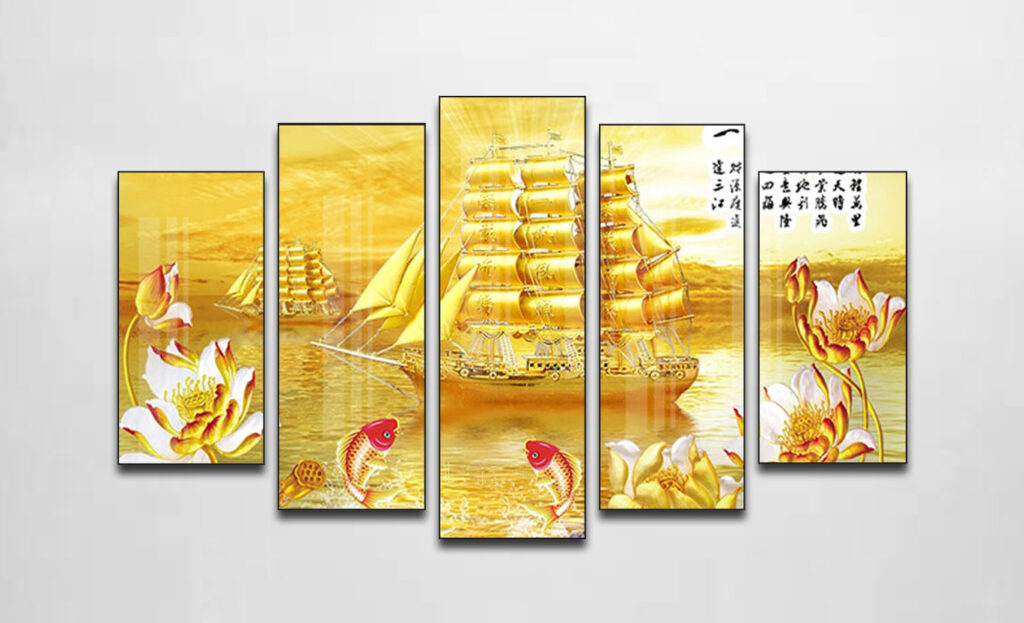 Hình ảnh mẫu tranh thuận buồm xuôi gió đẹp